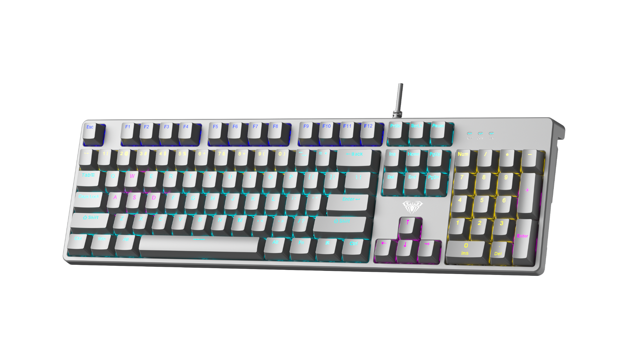 BÀN PHÍM CƠ GAMING AULA S2022 PRO (4265) Xám - Có dây