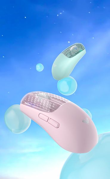 Chuột AULA Gaming SC560 3 mode Hồng