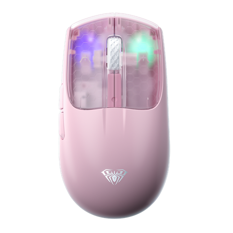 Chuột AULA Gaming SC560 3 mode Hồng