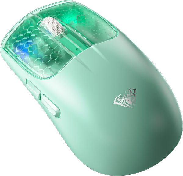 Chuột AULA Gaming SC560 3 mode Xanh lá