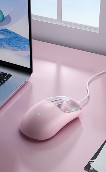 Chuột AULA Gaming SC560 3 mode Hồng