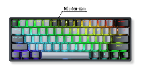Phím Cơ Aula F3261 (Red Switch Đen Xám) Có Dây