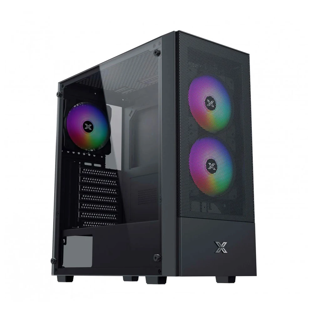 Vỏ Case Xigmatek Hero II Air 3F Đen mặt trước