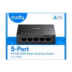 Bộ chia mạng Cudy GS105 5 cổng Gigabit vỏ kim loại
