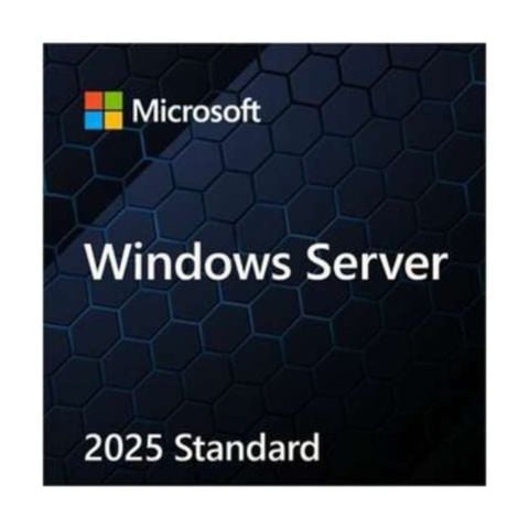 Microsoft Windows Server Standard 2025 64Bit English 1pk DSP OEI DVD 24 core