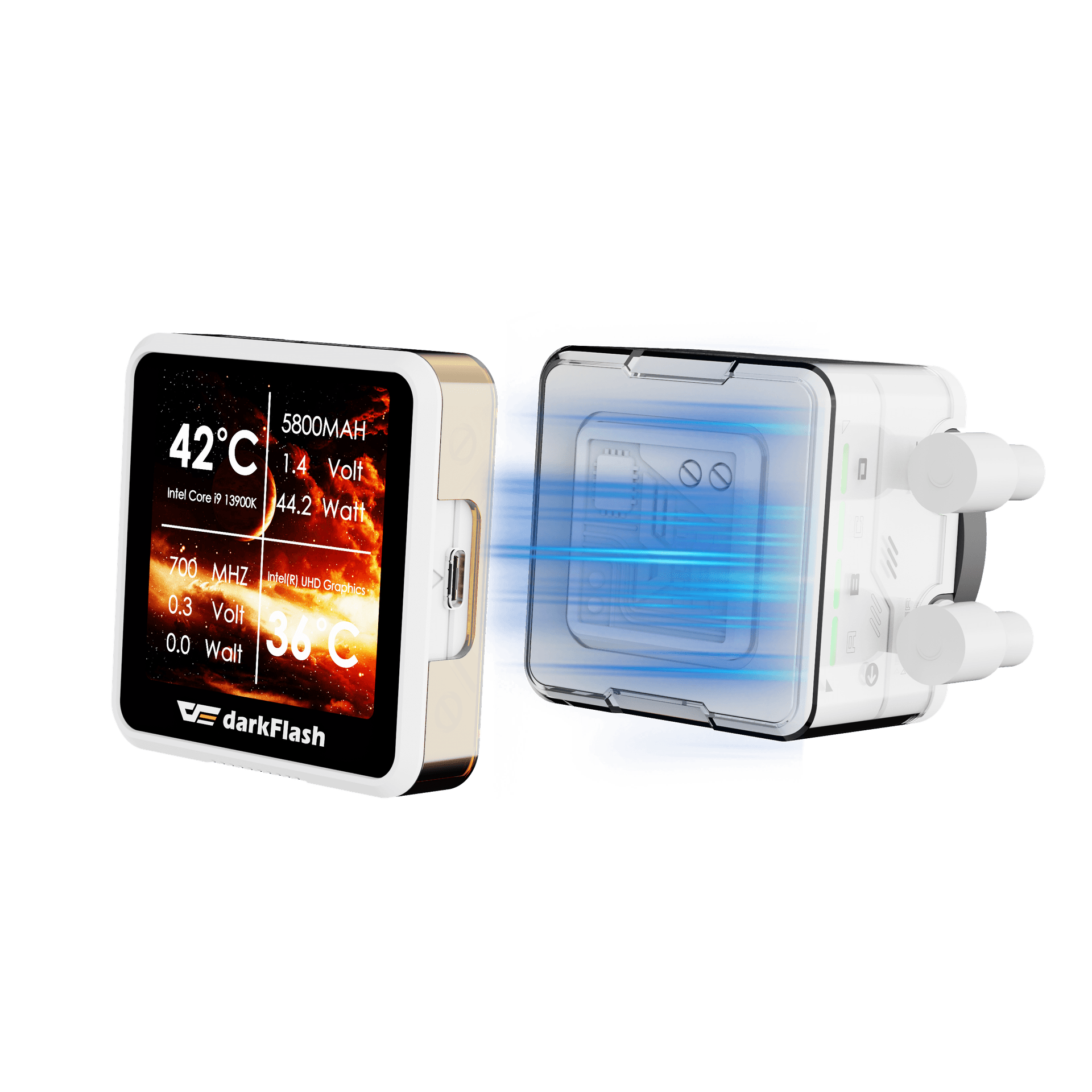 Tản nhiệt nước AIO DARKFLASH DE360 Trắng