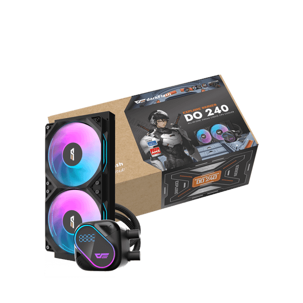 Tản nhiệt nước AIO DARKFLASH DO240 Đen