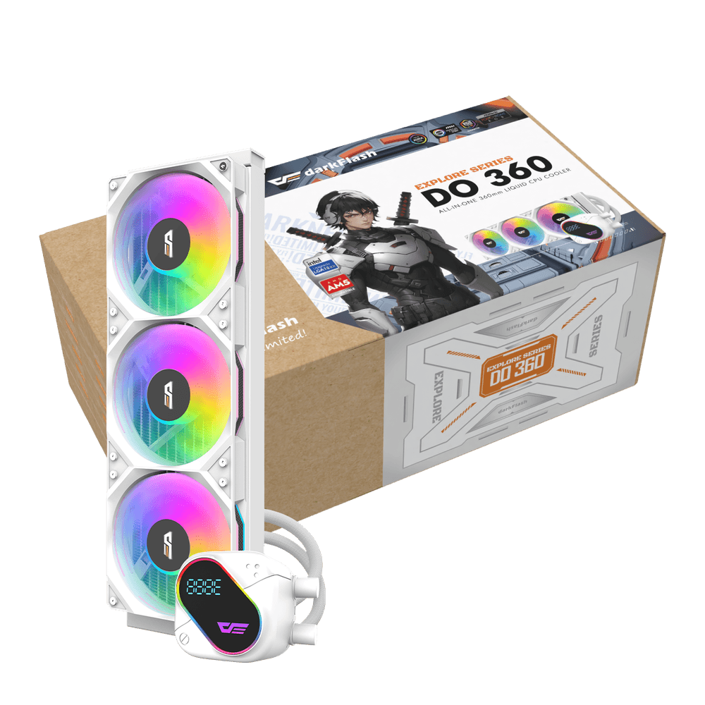 Tản nhiệt nước AIO DARKFLASH DO360 Trắng