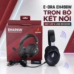 Tai Nghe Gaming E-DRA EH496W Không Dây