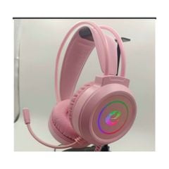 Tai Nghe Gaming Có Dây HT-98 (USB) Led RGB – Sound 7.1 (Đen, Hồng)