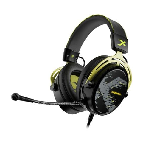 Tai Nghe GAMING Có Dây Xiberia S19U Pro | Đen Gold/Tím, RGB, Virtual 7.1, OverEar