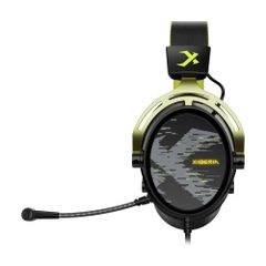 Tai Nghe GAMING Có Dây Xiberia S19U Pro | Đen Gold/Tím, RGB, Virtual 7.1, OverEar