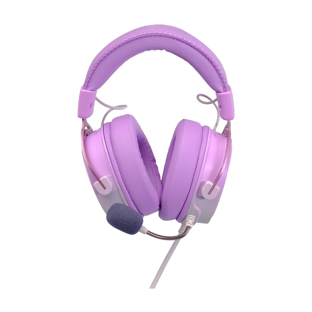 Tai Nghe GAMING Có Dây Xiberia S19U Pro | Đen Gold/Tím, RGB, Virtual 7.1, OverEar