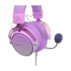Tai Nghe GAMING Có Dây Xiberia S19U Pro | Đen Gold/Tím, RGB, Virtual 7.1, OverEar
