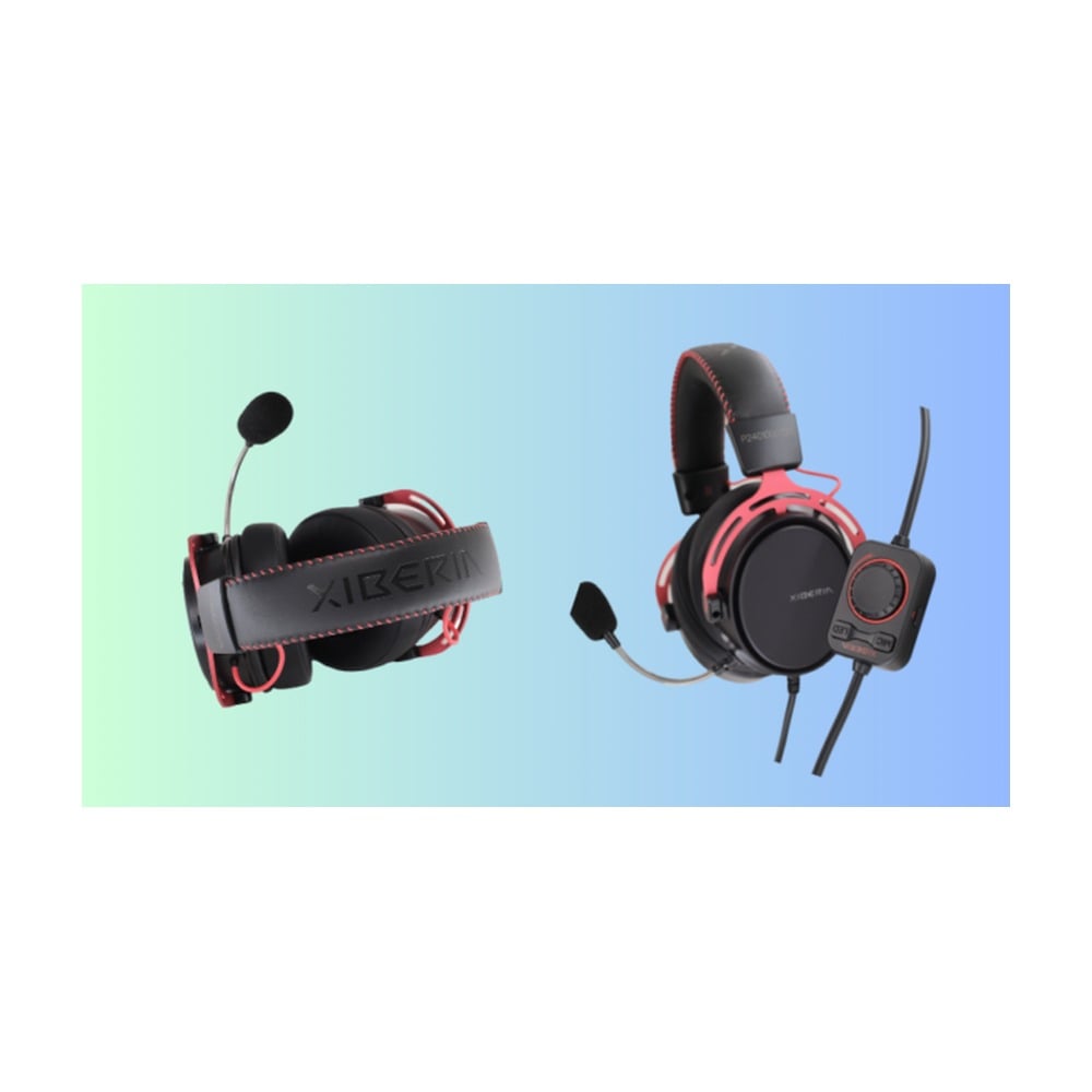 Tai Nghe GAMING Có Dây Xiberia S19U (Đen Đỏ, RGB, Virtual 7.1, OverEar)