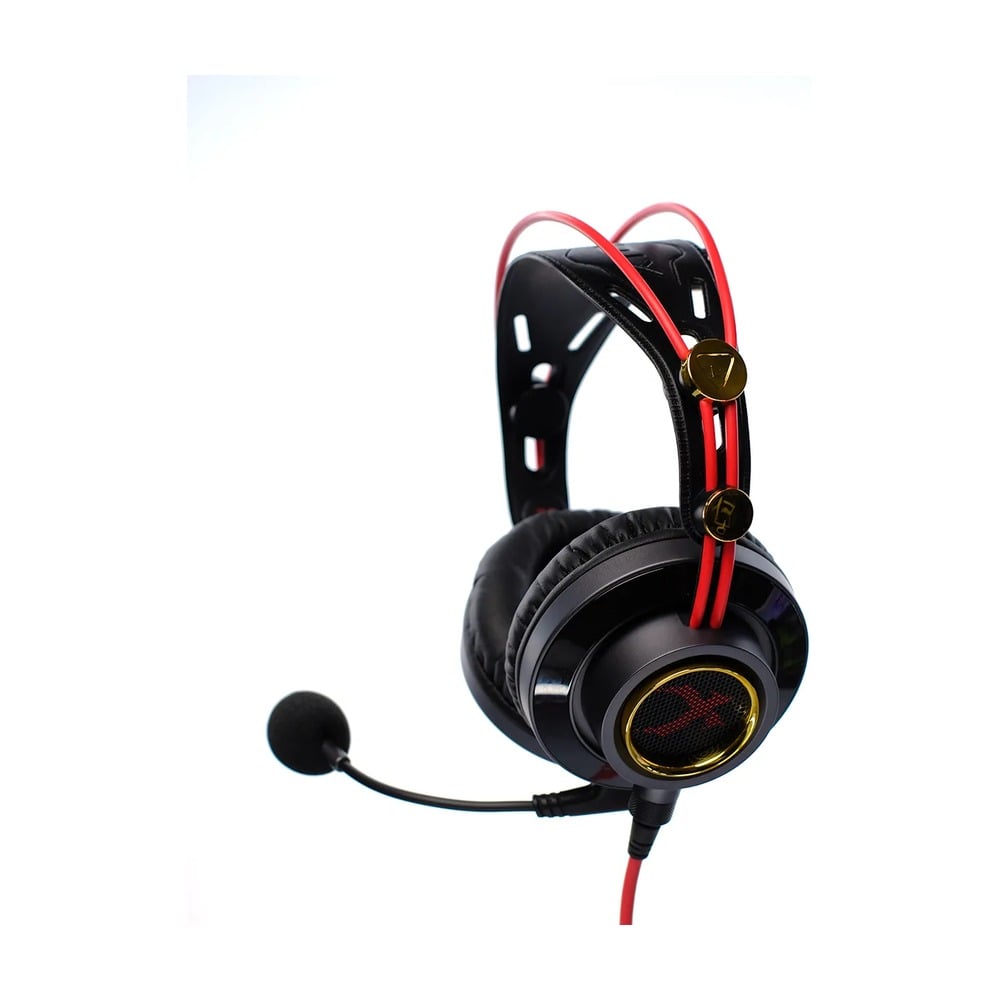 Tai Nghe Gaming Có Dây Xiberia T2 | Đen Đỏ, RGB, Virtual 7.1, OverEar