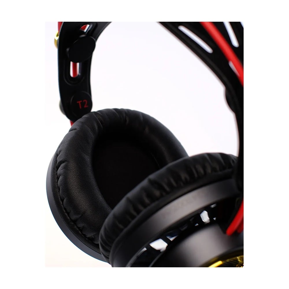 Tai Nghe Gaming Có Dây Xiberia T2 | Đen Đỏ, RGB, Virtual 7.1, OverEar