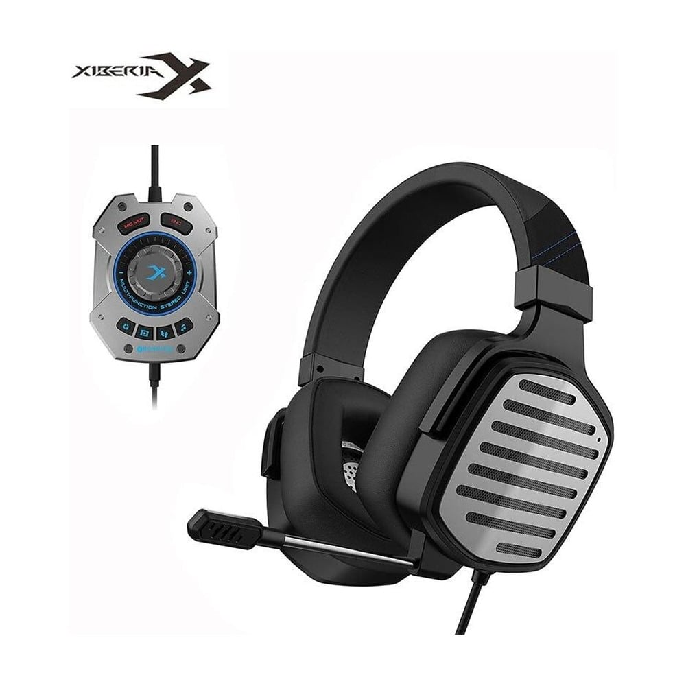 Tai Nghe Gaming Có Dây Xiberia T20 Vali Cao Cấp | Đen Xám, RGB, Virtual 7.1, OverEar