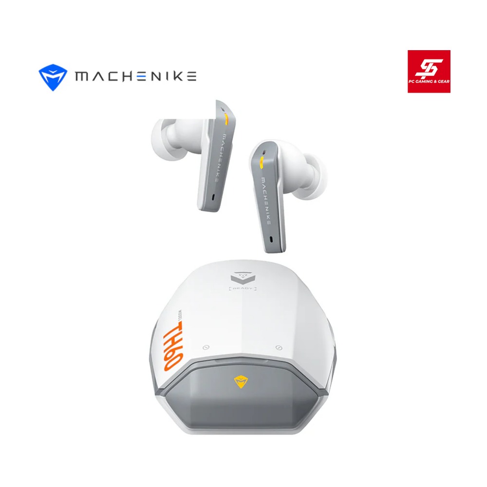 Tai nghe Machenike TH60 TWS Bluetooth (Earphones, Trắng)