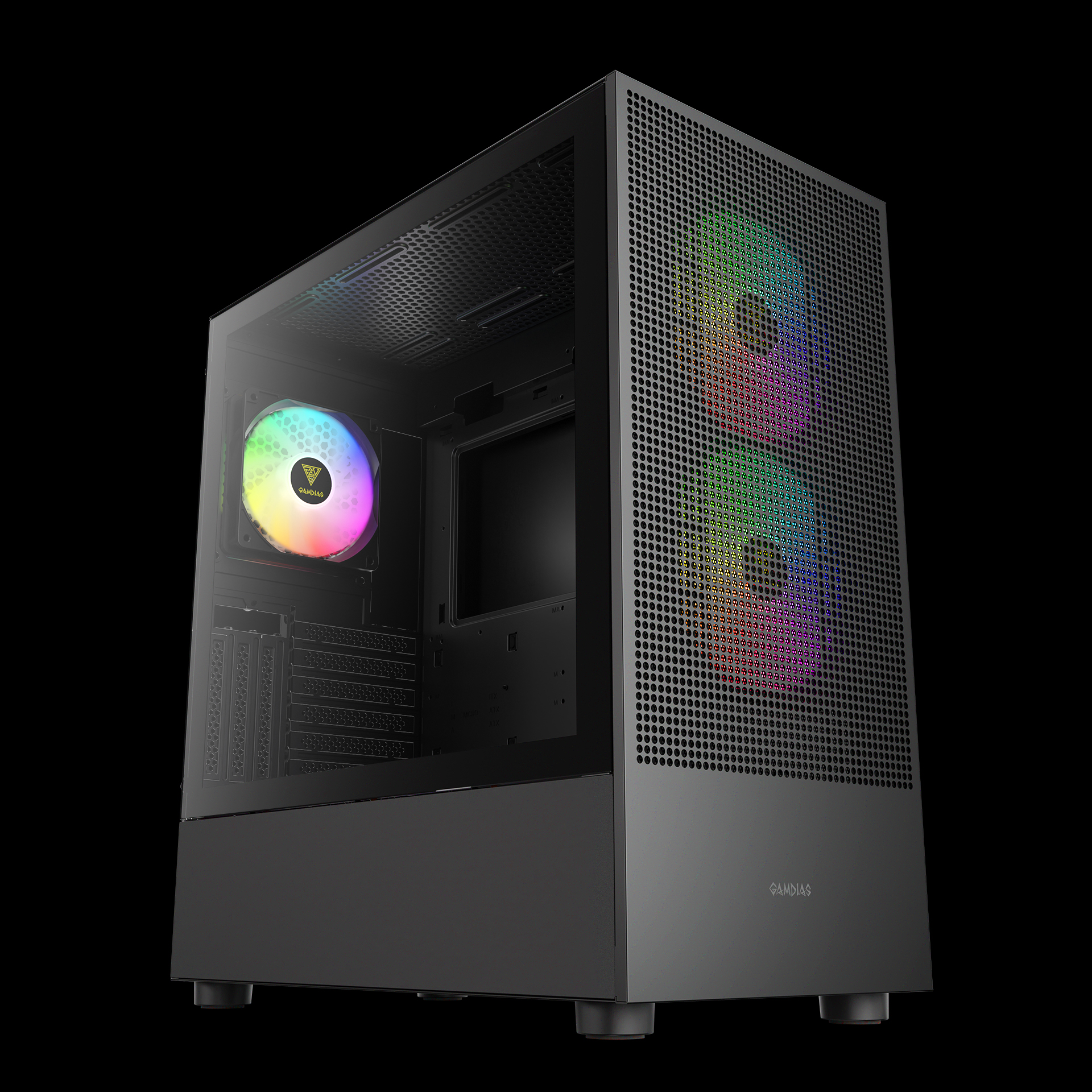 Vỏ case GamdiasTALOS E3 MESH ELITE Đen