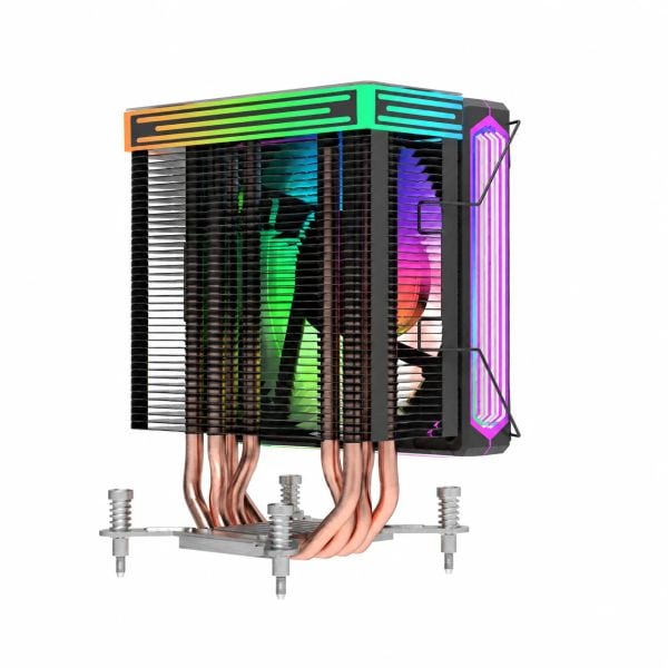 Khối lá nhôm và 4 ống đồng của Magic ICE-02 RGB Đen