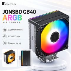Tản nhiệt khí JONSBO CB40 BLACK (LED ARGB)