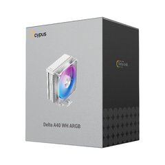 Tản nhiệt khí Ocypus Delta A40 BK ARGB Trắng