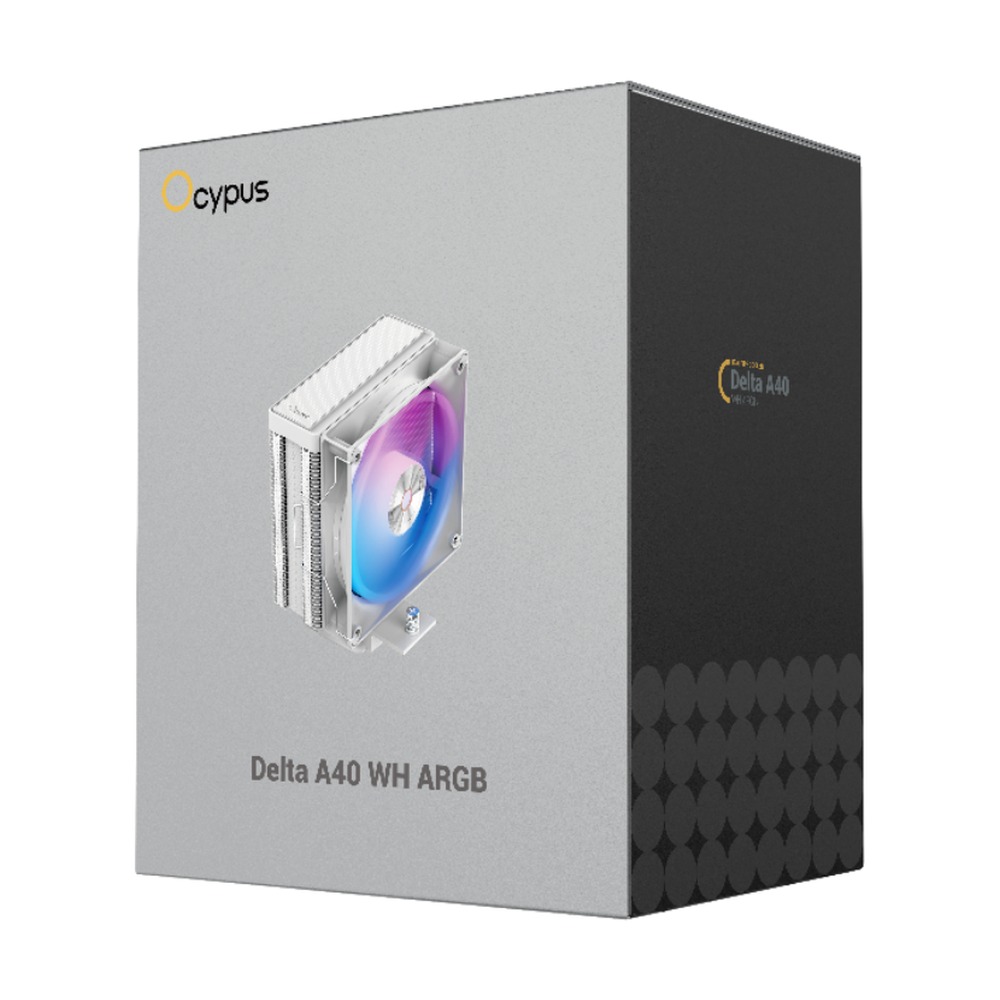 Tản nhiệt khí Ocypus Delta A40 BK ARGB Trắng