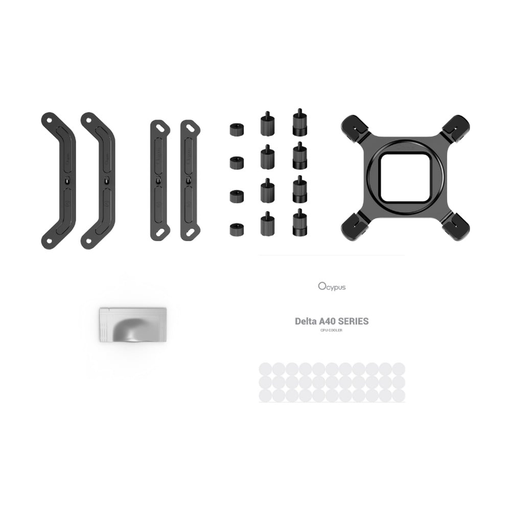 Tản nhiệt khí Ocypus Delta A40 BK ARGB Trắng
