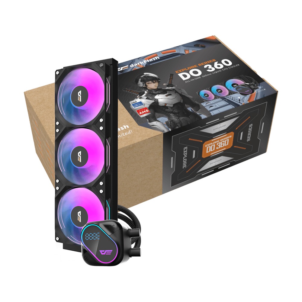 Tản nhiệt nước AIO DARKFLASH DO360 Đen