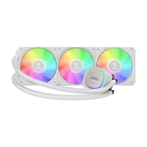 Tản nhiệt nước AIO Gamdias AURA GL360 V2 ARGB Trắng