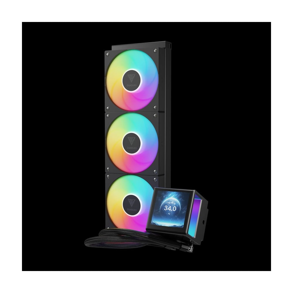 Tản Nhiệt Nước AIO Gamdias Chione P5-360 Đen