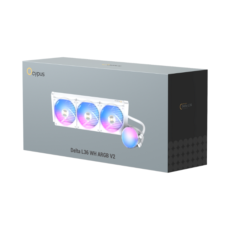 Tản nhiệt nước AIO Ocypus Delta L36 BK ARGB V2 Trắng