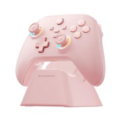 Tay cầm Machenike G3 v2 Pink Tri-mode Kèm Dock Sạc