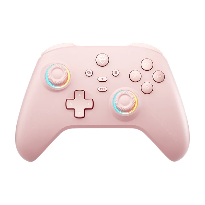 Tay cầm Machenike G3 v2 Pink Tri-mode Kèm Dock Sạc
