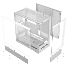 Vỏ Case SEGOTEP ENDURA PRO+ E-ATX/ATX/mATX Trắng