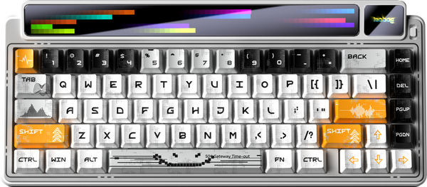 Phím Cơ Leobog AMG65 (Jadeite Switch Trắng) Không Dây