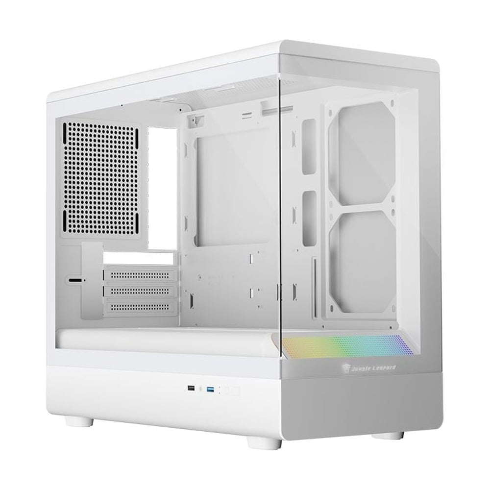 Vỏ Case Leopard MS-01 Trắng Không Kèm Fan RGB