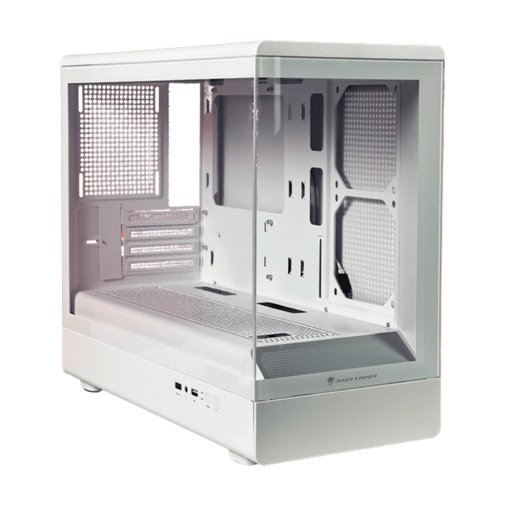 Vỏ Case Leopard MS-01 Trắng Không Kèm Fan RGB