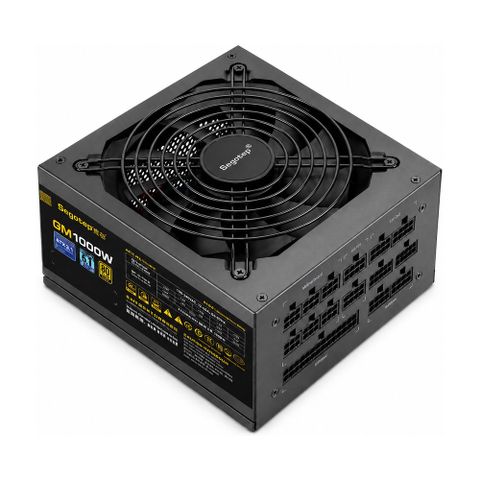Nguồn Segotep GM1000W 1000W 80 Plus Gold Đen