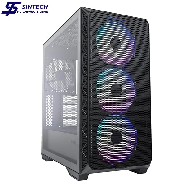 Vỏ Case Montech Air 903 Max E-ATX/ATX/M-ATX/ITX Đen Kèm Fan