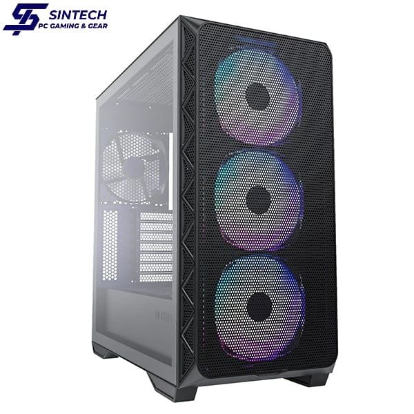 Vỏ Case Montech Air 903 Max E-ATX/ATX/M-ATX/ITX Đen Kèm Fan