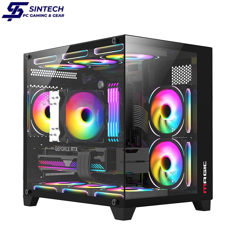 Vỏ Case MAGIC AQUA M ULTRA Plus M-ATX/ITX Đen