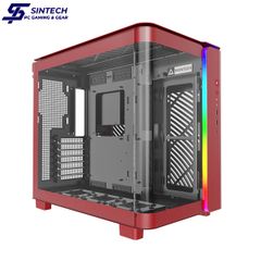 Vỏ Case Montech King 95 ATX/M-ATX/ITX Đỏ Kèm 6 Fan ARGB