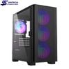 Vỏ Case Montech Air 100 ARGB M-ATX/Mid Tower Đen Kèm 4 Fan ARGB