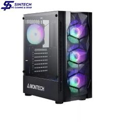 Vỏ Case Montech X1 ATX/M-ATX/ITX Đen Kèm Fan