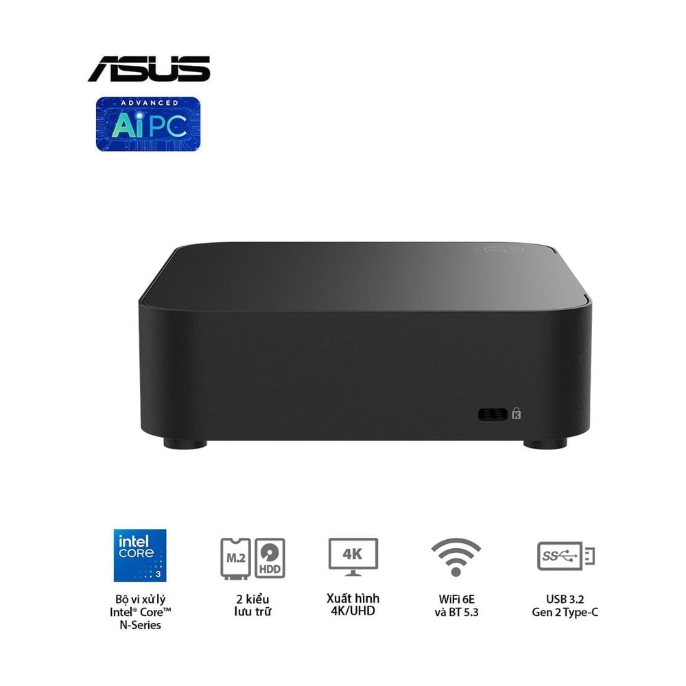 PC Mini ASUS NUC 14 Essential RNUC14MNK9700000 INTEL CORE N97 DDR5/WIFI6/NO-OS
