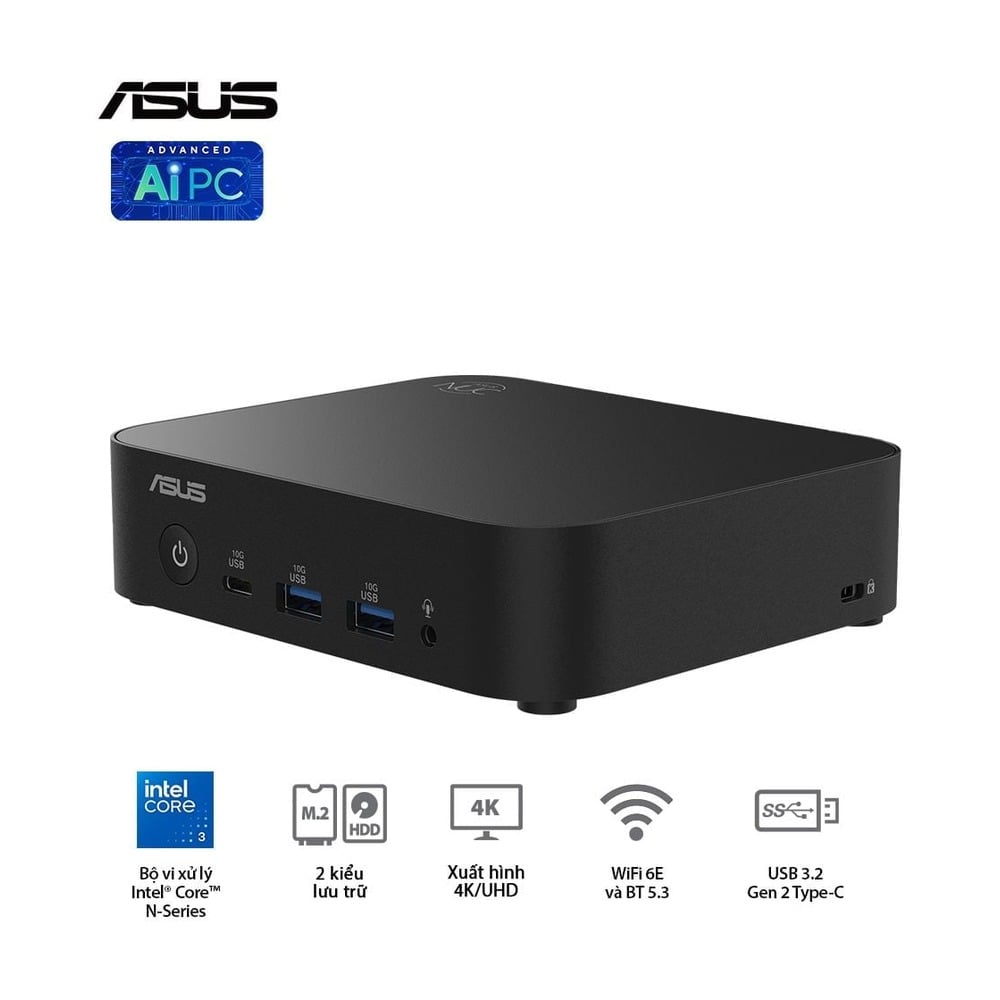 PC Mini ASUS NUC 14 Essential RNUC14MNK9700000 INTEL CORE N97 DDR5/WIFI6/NO-OS