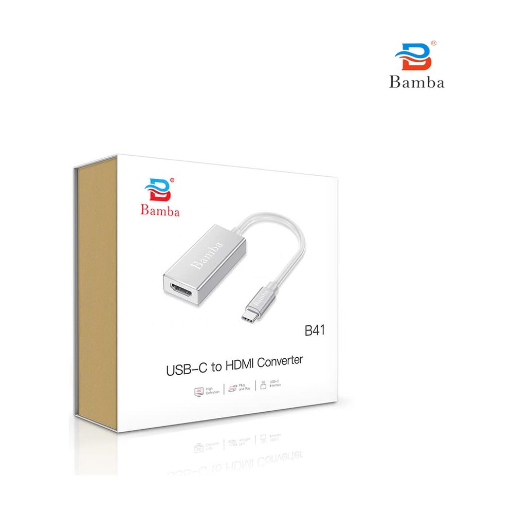 Usb C – Hdmi Bamba B41 ( Hdmi đầu cái )