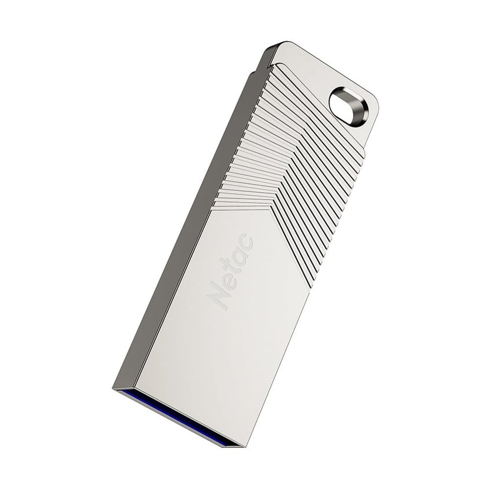 USB Netac UM1 64GB Pearl Nickel (USB 3.2, Flash Drive, 150MB/s)